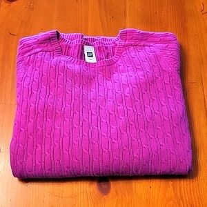 GAP Cable Knit 3/4 Sleeve Sweater